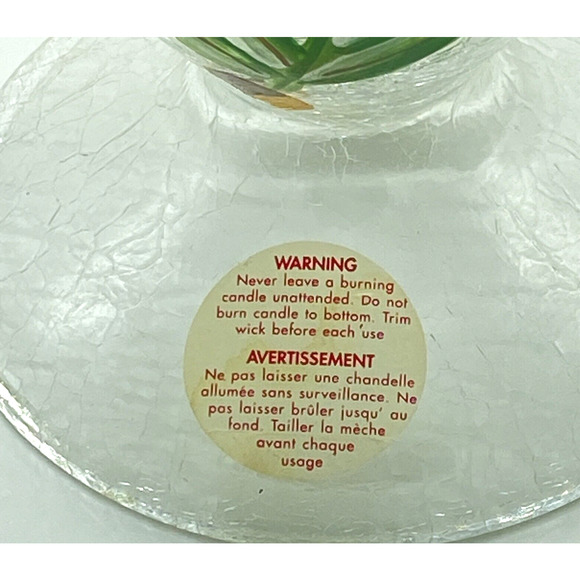 Vintage Fifth Avenue Crystal taper to 3" Candle Holder Romania Iris Flower 9" - Picture 5 of 10